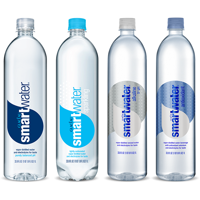 Smartwater bottles